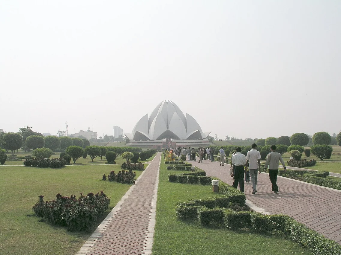 Bahai Lotus temple New Delhi India