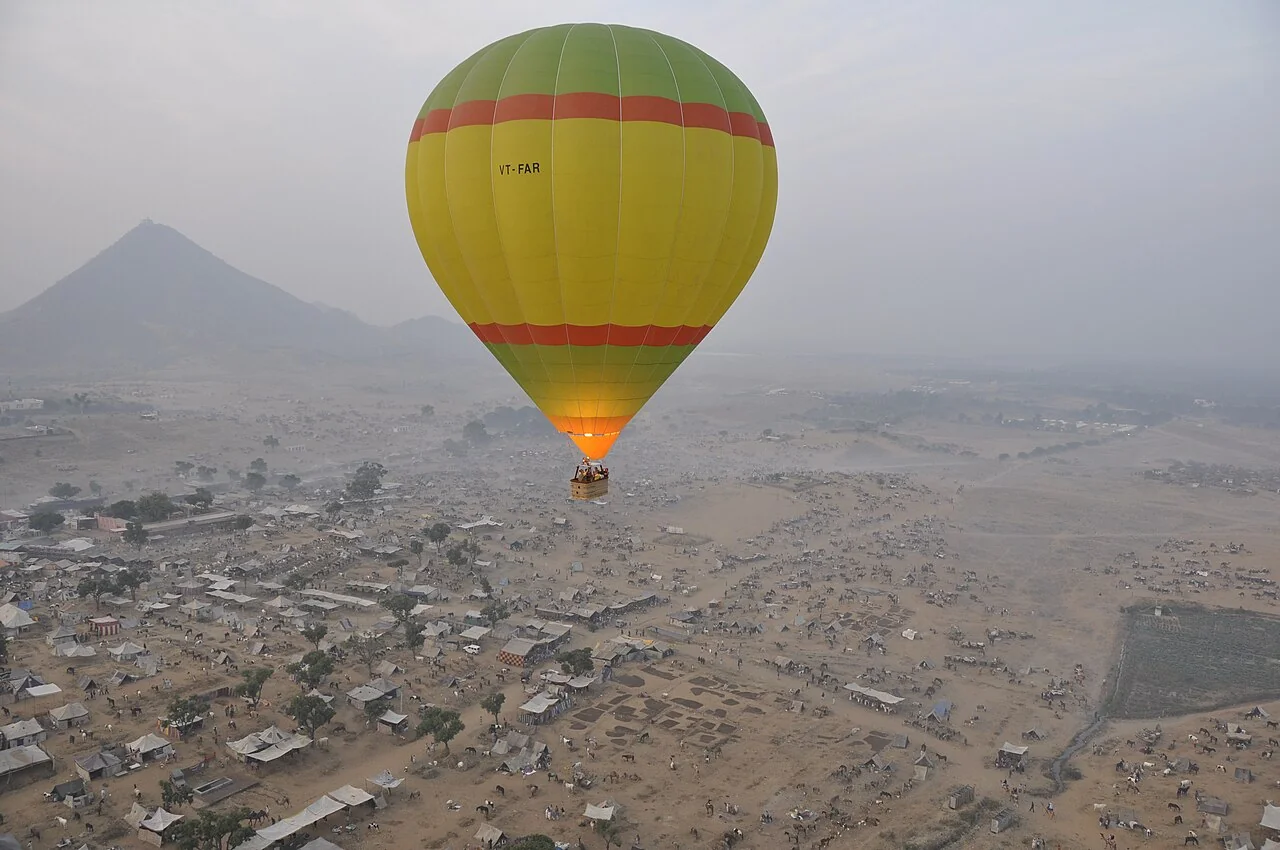 Vol en montgolfière au Rajasthan